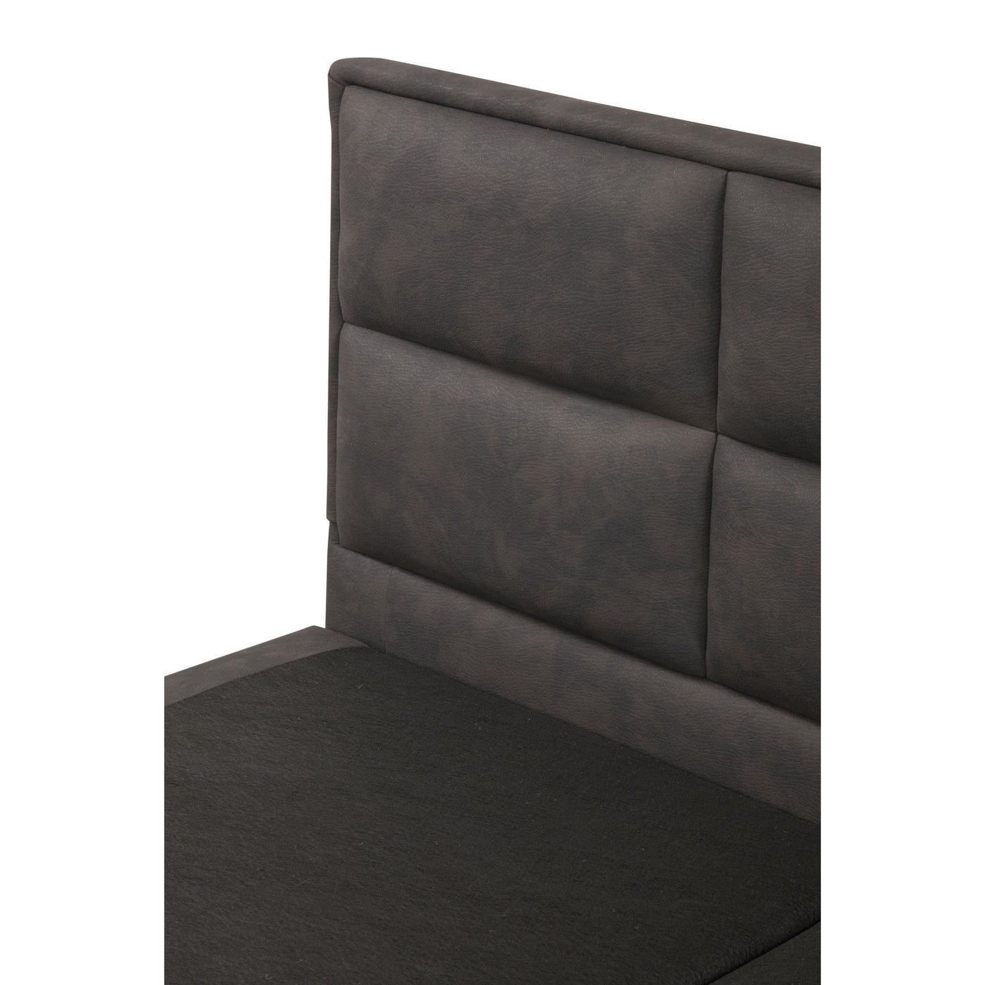 Structure bois (pin et hêtre) du lit boxspring Azalea