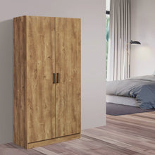 Vidéo de présentation du Rangement Wilson en décor papier sur panneaux de particules, armoire de chambre déclinée en finitions DENVER OAK chêne clair et BLANC, versions 2, 3 et 4 portes avec tiroirs