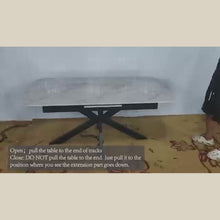 Table extensible Hestia — 180-220 cm, ovale danoise