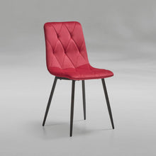 Chaises ST2209 — Lot de 4 · Velours capitonné