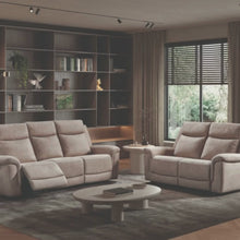 Présentation vidéo du canapé Newark TAUPE avec relax électrique